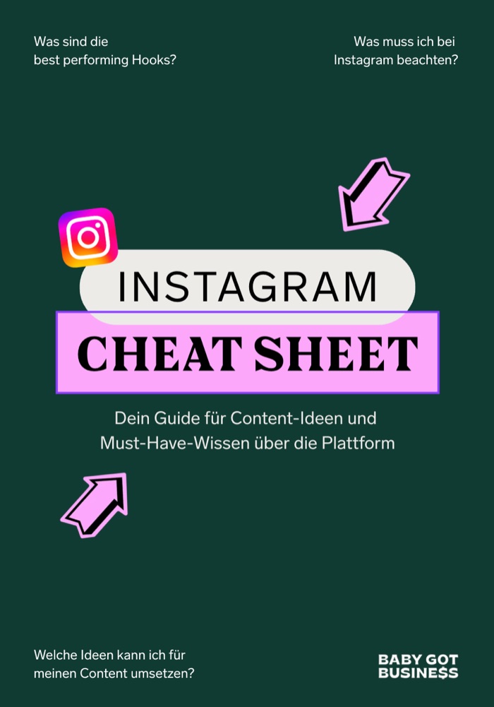 Instagram Cheat Sheet: Guide für Content-Ideen und Must-have-Wissen über die Plattform
